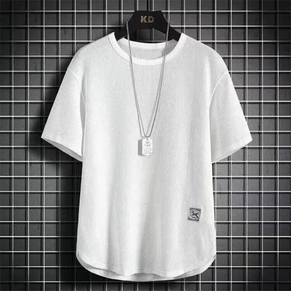 Men's Summer Simple Casual Short Sleeve T-shirts - Image 2