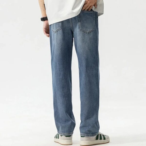 New Mens Baggy Jeans High-quality Street Youth Retro Fashion Pants Male - Image 2