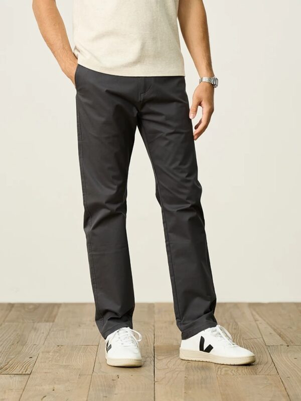 SIMWOOD 2025 Spring Men's Regular Straight Chinos – Classic Casual Cotton Trousers