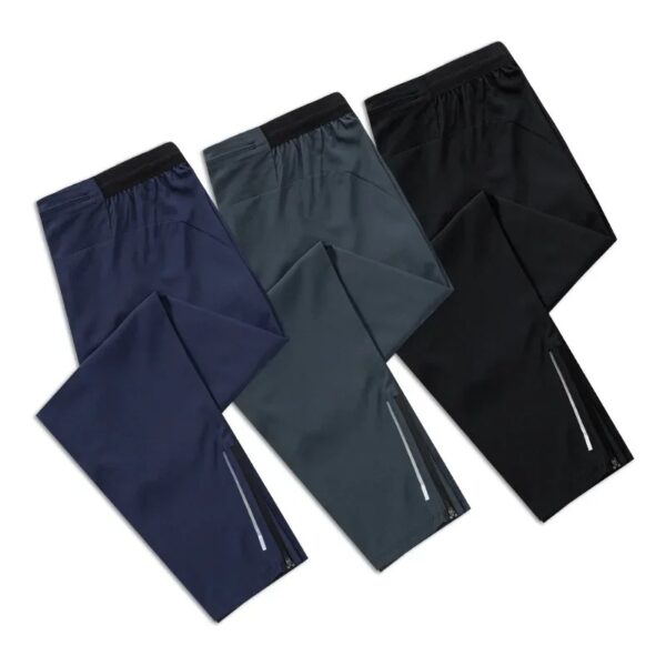 Men’s Running Sweatpants – Quick-Dry Joggers with Waist Belt Bag Pocket - Image 2