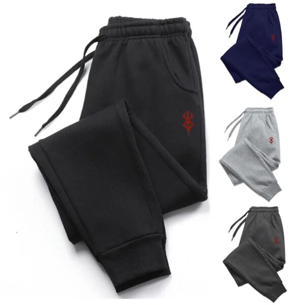 Men’s Printed Jogging Sweatpants – Autumn & Winter Casual Workout Pants - Image 4