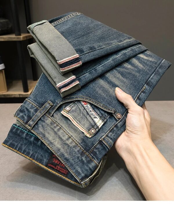 New Men's Baggy Jeans – High-Quality Retro Streetwear Loose Straight Casual Pants