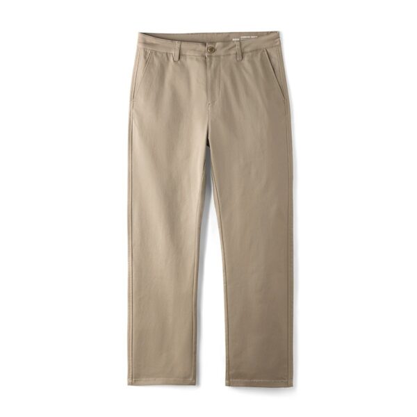 SIMWOOD 2025 Spring Men's Regular Straight Chinos – Classic Casual Cotton Trousers - Image 3