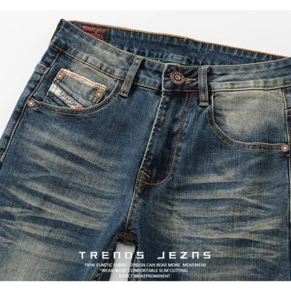 New Men's Baggy Jeans – High-Quality Retro Streetwear Loose Straight Casual Pants - Image 4