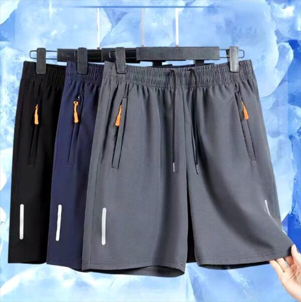 Men’s Summer Ultra-Thin Ice Silk Beach Shorts – Quick-Dry, Lightweight & Breathable Gym Sport Shorts - Image 7